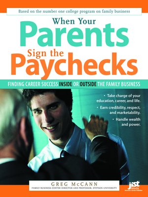 cover image of When Your Parent Signs the Paychecks